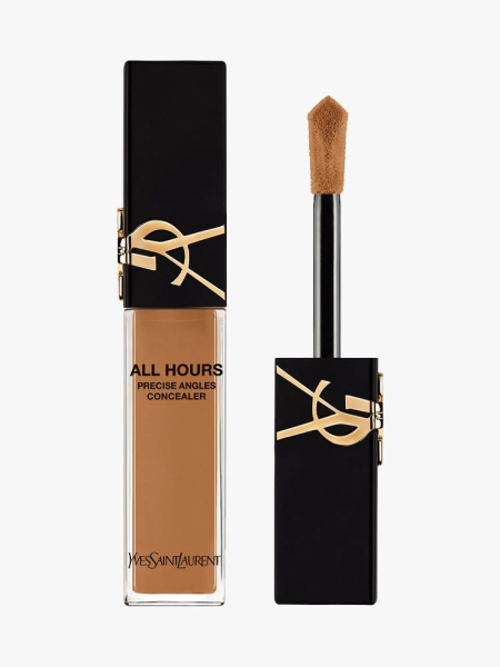 Yves Saint Laurent All Hours Precise Angles Full Coverage Concealer in branded component on a light gray background